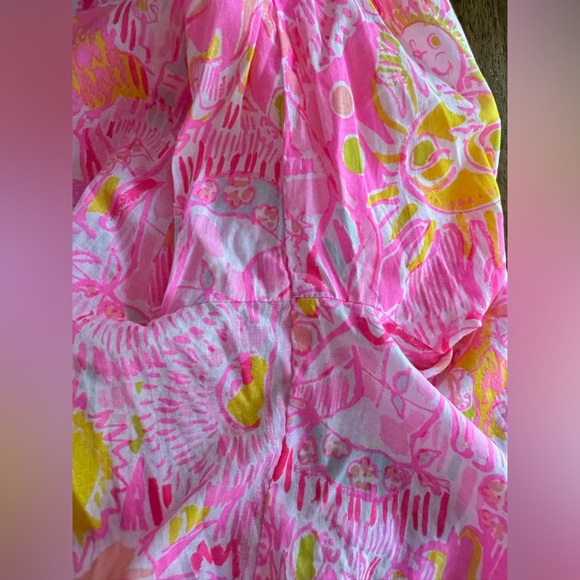 Lilly Pulitzer Marco Island Tunic SZ M Pink Pout More Kinis In The Keys - Picture 10 of 16